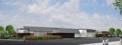 Artist’s rendering of the north elevation of Grande Prairie’s Cultural Centre.